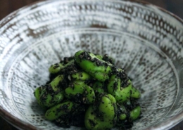 空豆のごまよごし