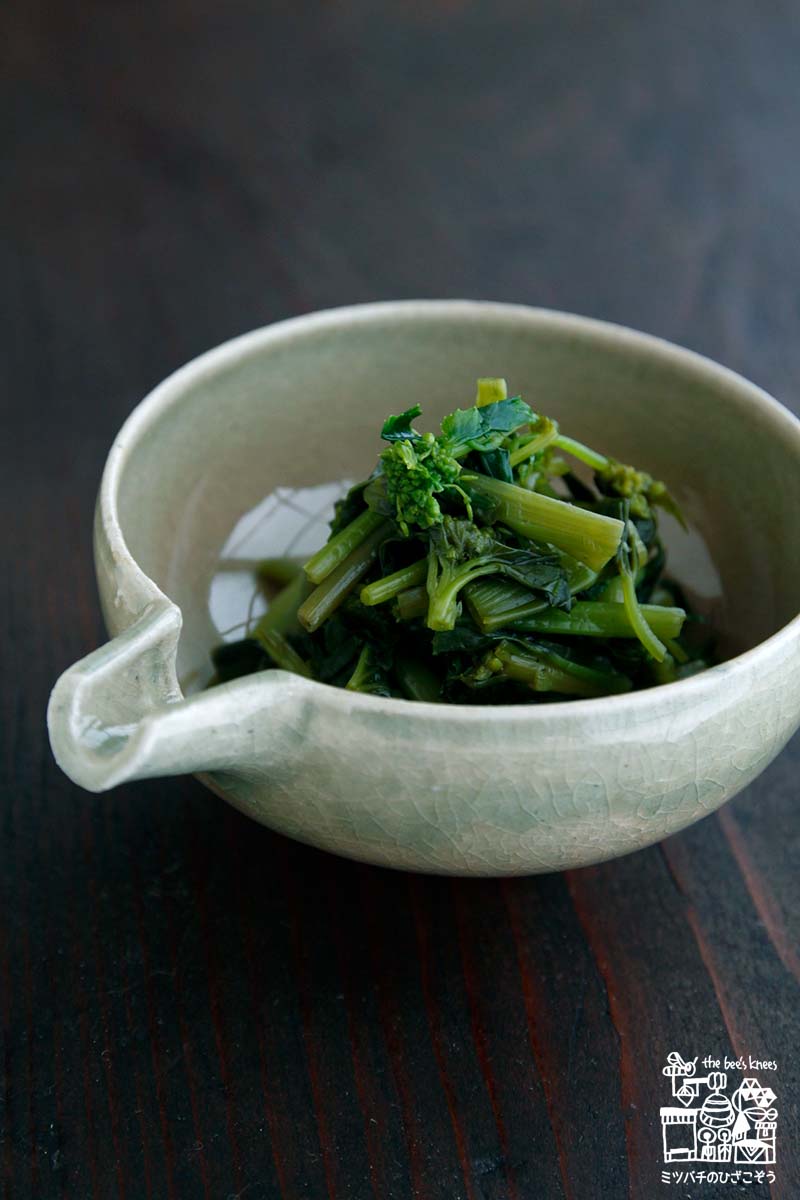 花・葉わさびの醤油漬け