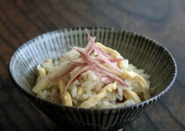 みょうがご飯