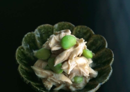 枝豆とささみの胡麻味噌和え