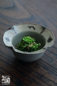 菜の花のごま和え