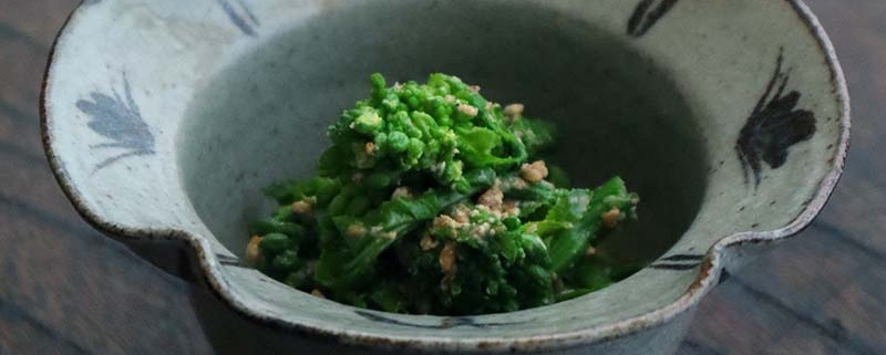 菜の花のごま和え