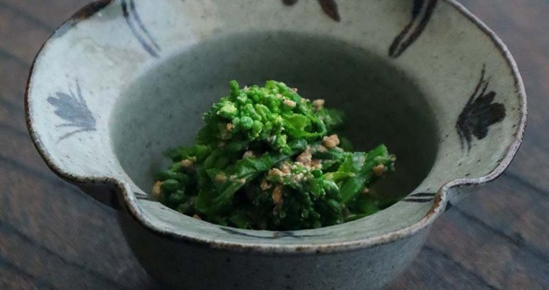 菜の花のごま和え