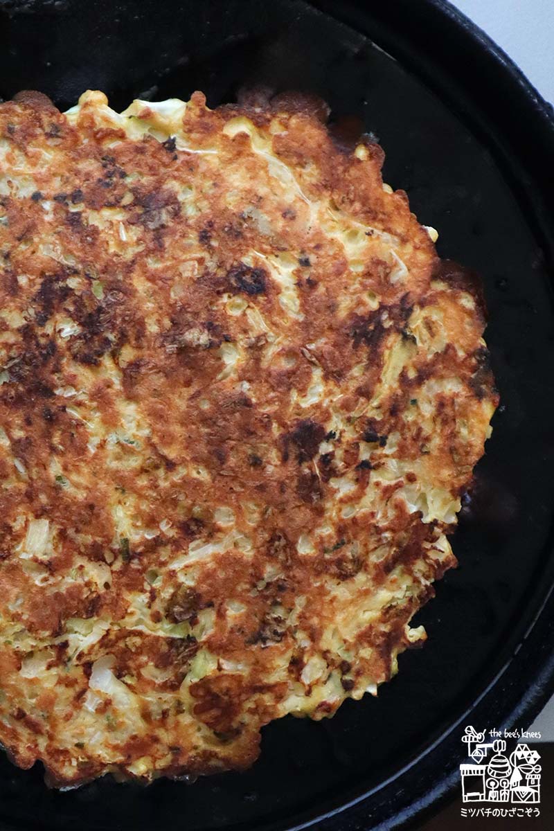 お好み焼き・焼色