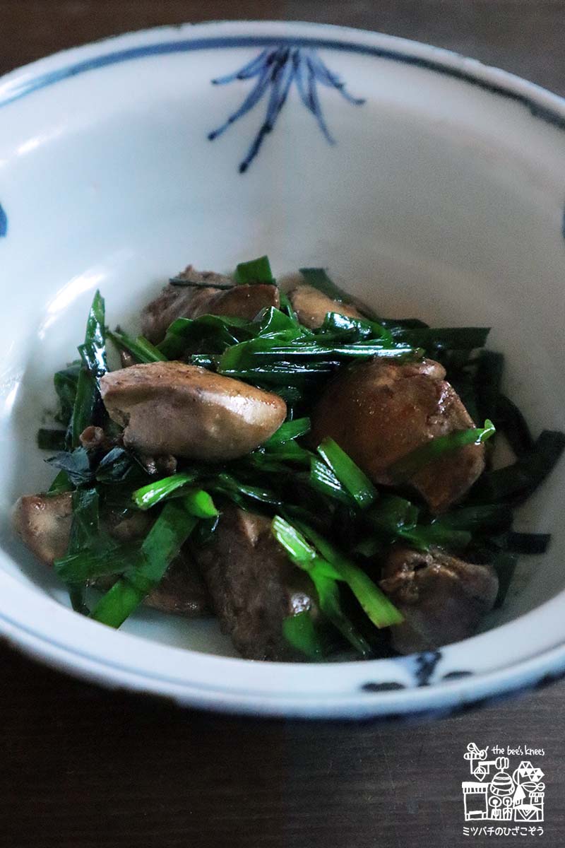鶏のレバーのレバニラ炒め