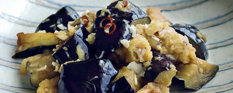 鶏肉となすの南蛮漬け