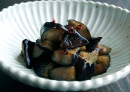 じゅわとろな茄子の油煮