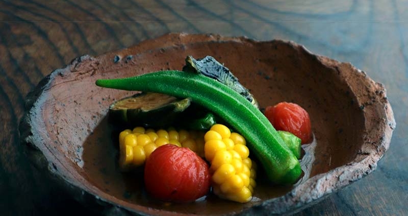 夏野菜の煮浸し