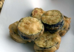 茄子のはさみ揚げ