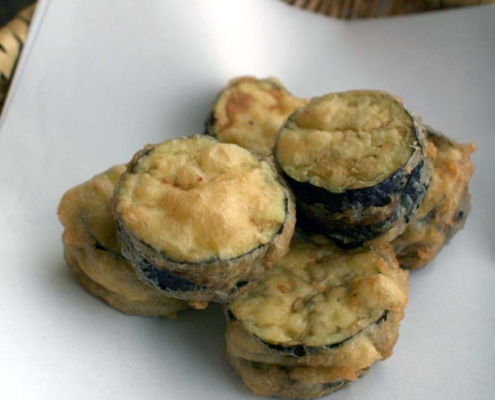 茄子のはさみ揚げ