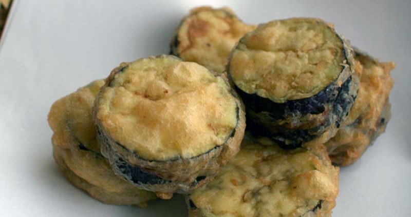 茄子のはさみ揚げ