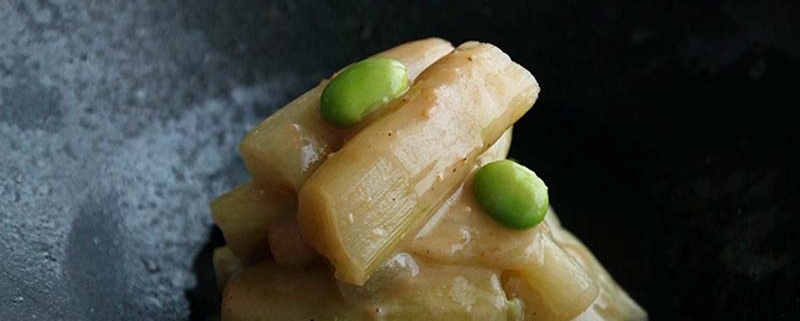ずいきのごま和え