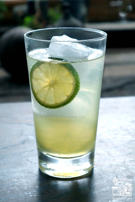 かぼすのはちみつ炭酸割り