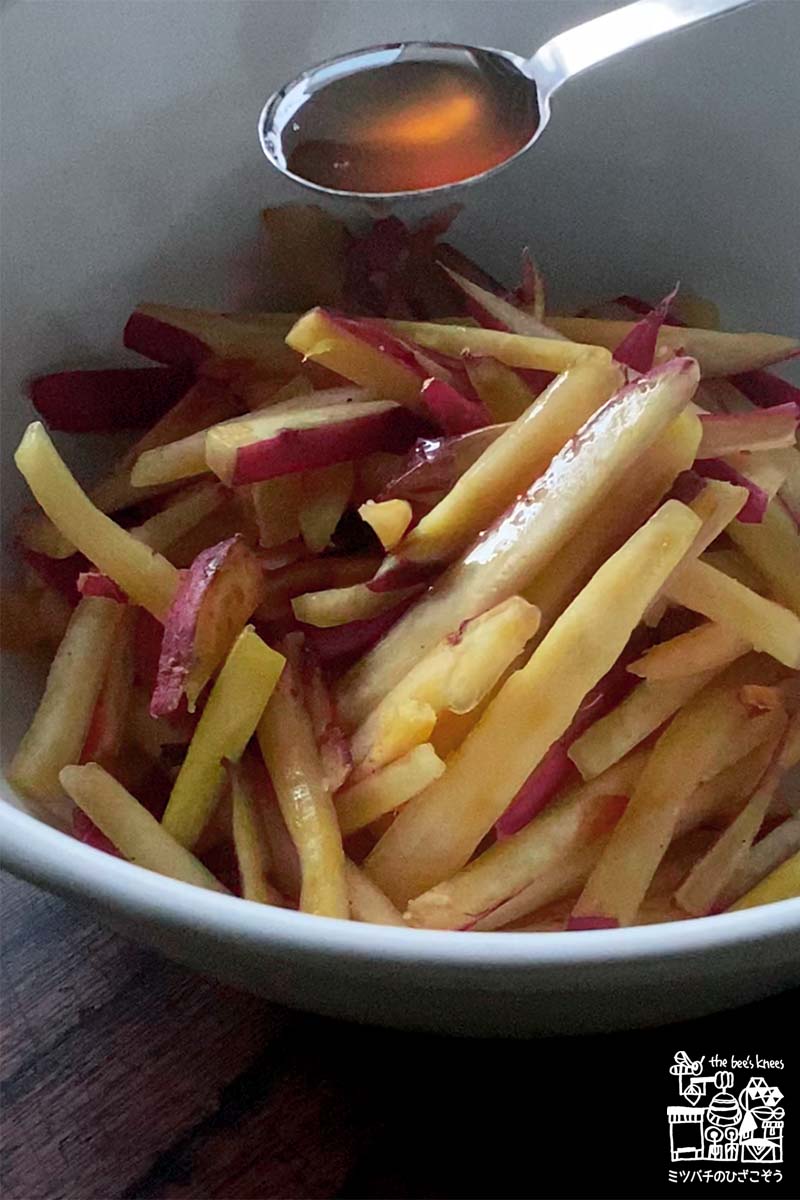 シナモンたっぷりのさつまいものはちみつバター