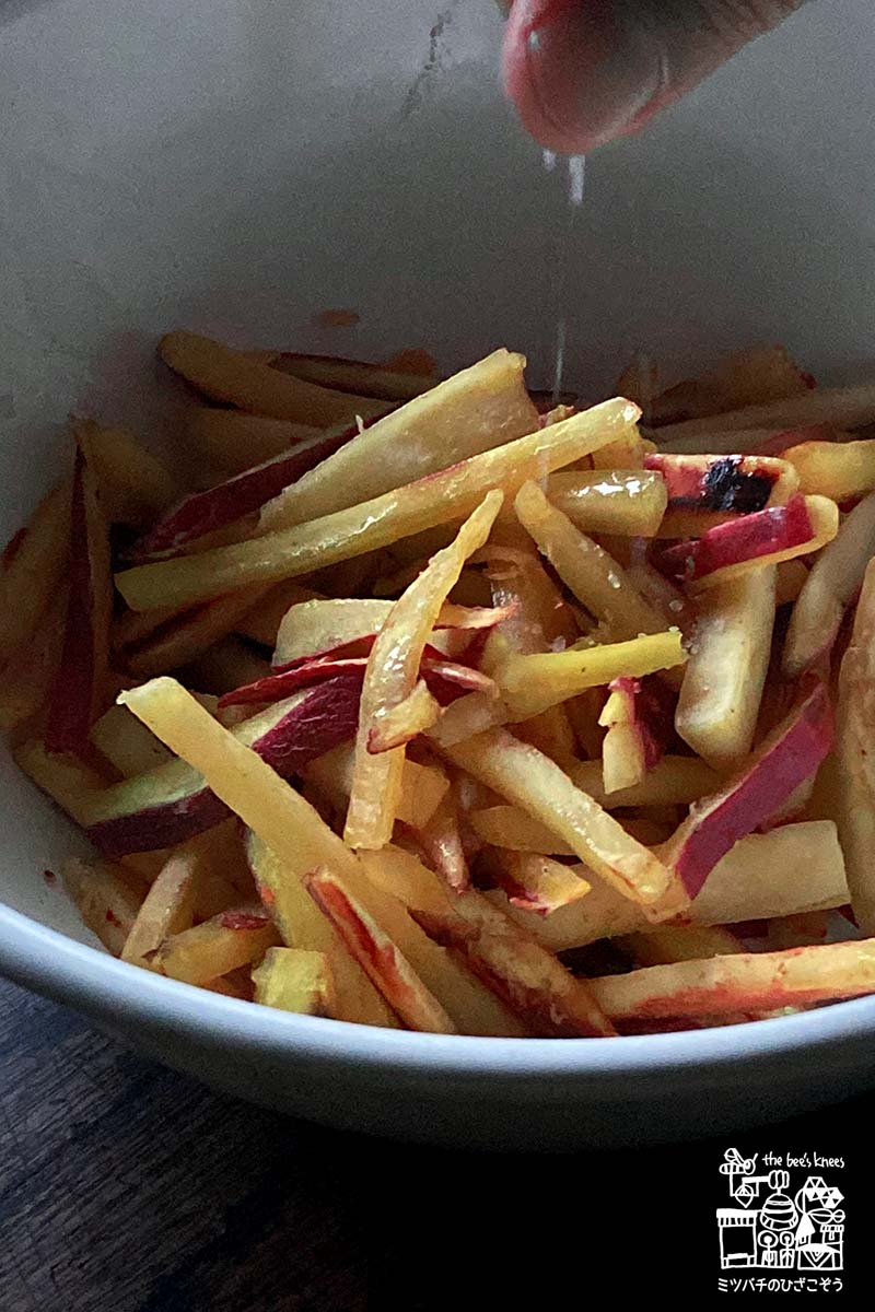 シナモンたっぷりのさつまいものはちみつバター